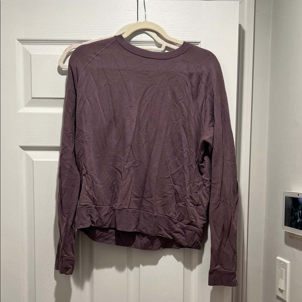 Beyond Yoga Plum Sweatshirt